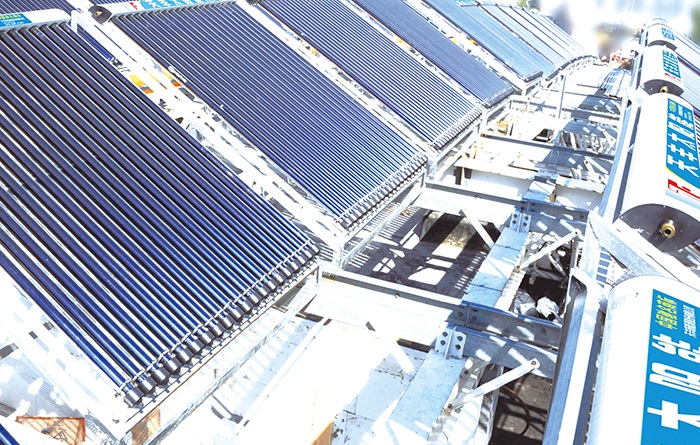 集中集熱分戶(hù)供熱商用案例